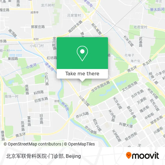 北京军联骨科医院-门诊部 map