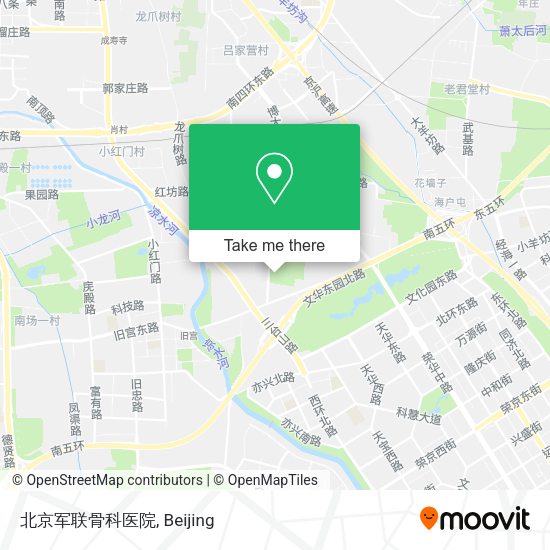 北京军联骨科医院 map