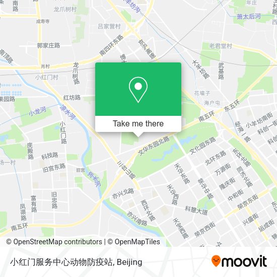 小红门服务中心动物防疫站 map