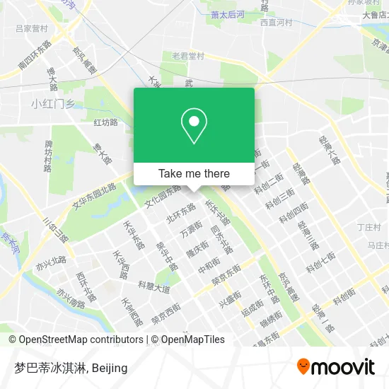 梦巴蒂冰淇淋 map