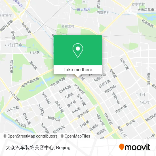 大众汽车装饰美容中心 map