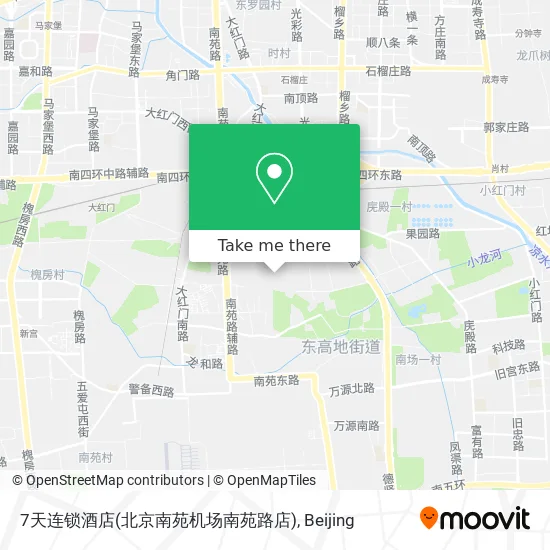 7天连锁酒店(北京南苑机场南苑路店) map