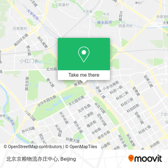 北京京粮物流亦庄中心 map
