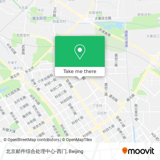 北京邮件综合处理中心-西门 map
