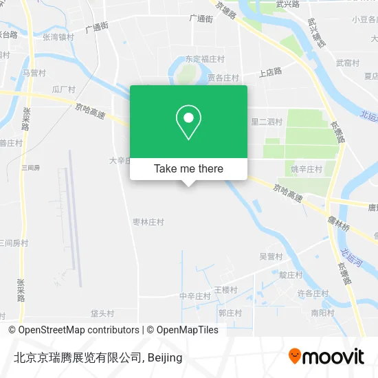 北京京瑞腾展览有限公司 map
