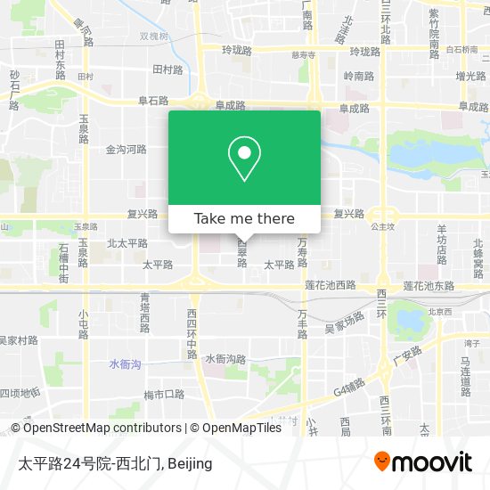 太平路24号院-西北门 map