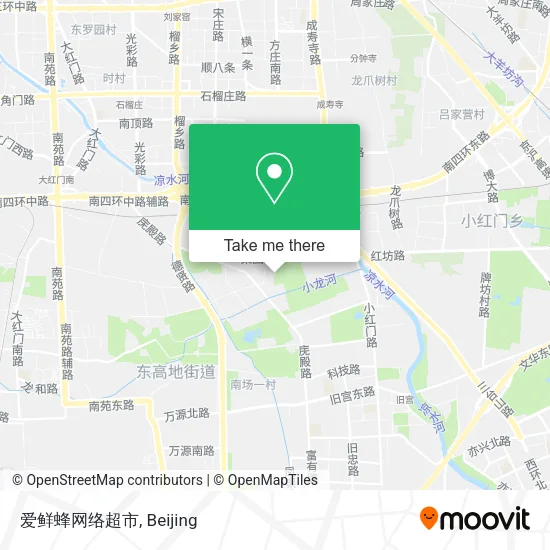 爱鲜蜂网络超市 map