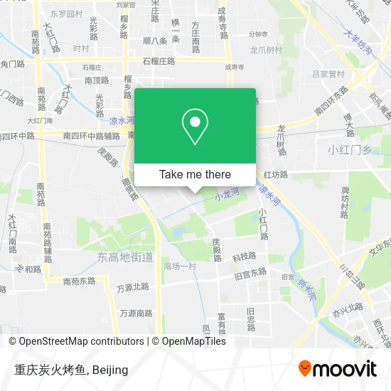 重庆炭火烤鱼 map