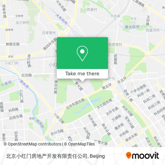 北京小红门房地产开发有限责任公司 map