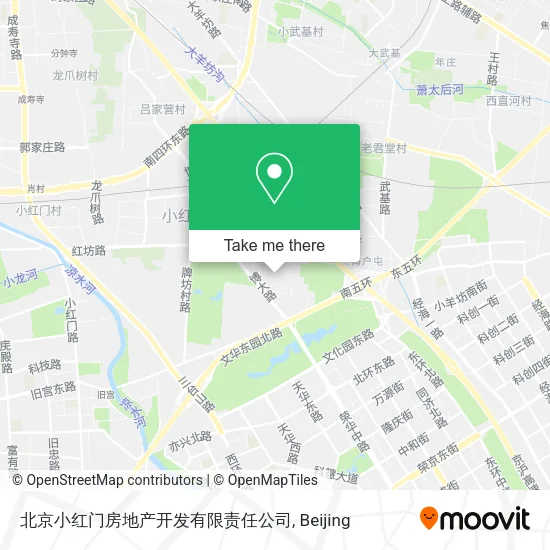 北京小红门房地产开发有限责任公司 map