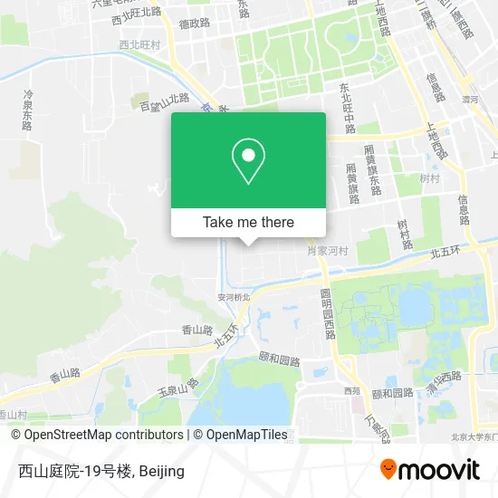 西山庭院-19号楼 map