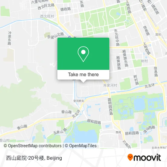 西山庭院-20号楼 map