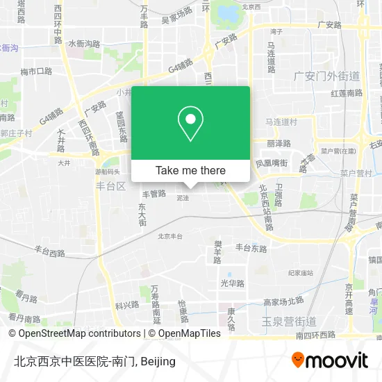 北京西京中医医院-南门 map