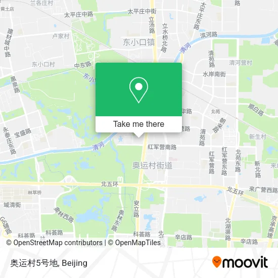 奥运村5号地 map