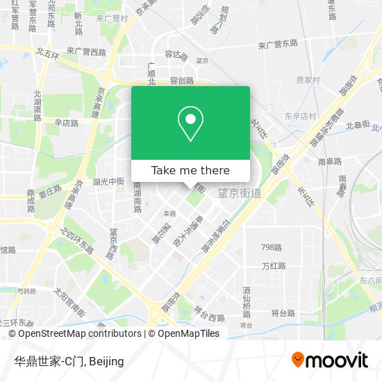 华鼎世家-C门 map