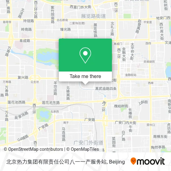 北京热力集团有限责任公司八一一产服务站 map