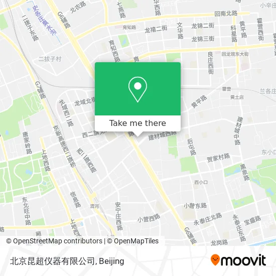 北京昆超仪器有限公司 map
