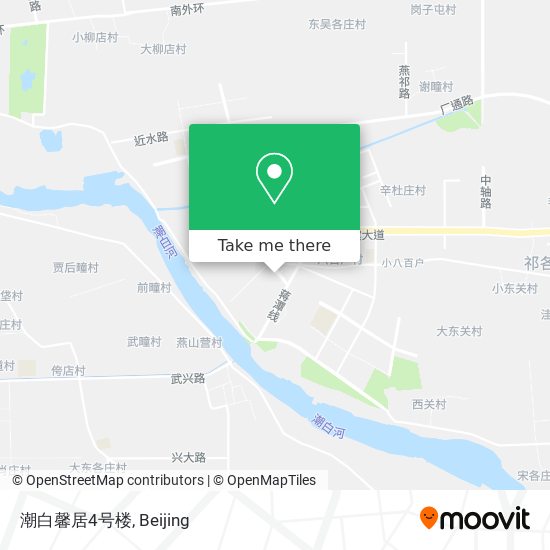 潮白馨居4号楼 map