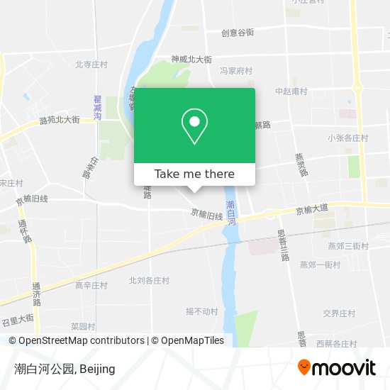 潮白河公园 map