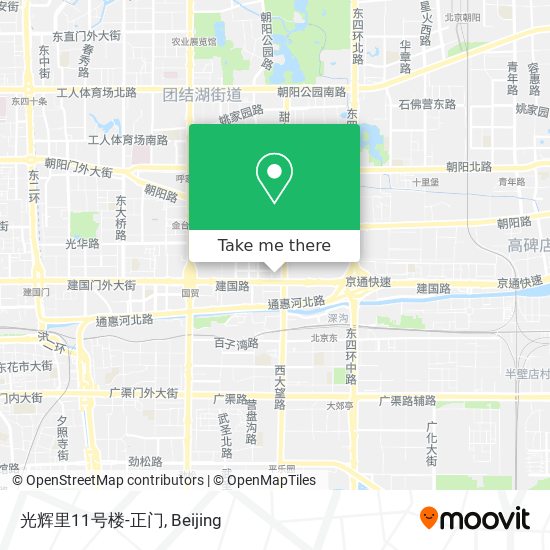 光辉里11号楼-正门 map