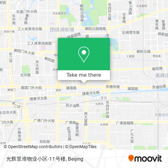 光辉里准物业小区-11号楼 map