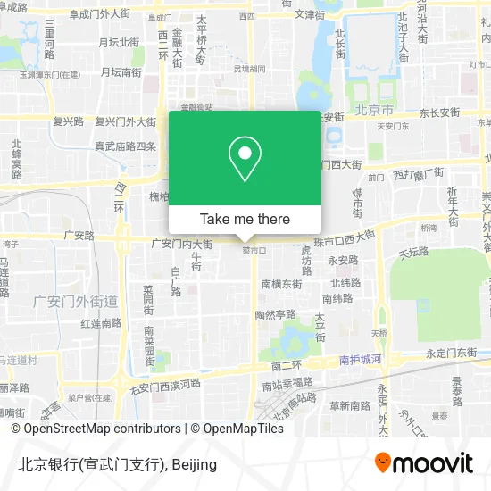 北京银行(宣武门支行) map