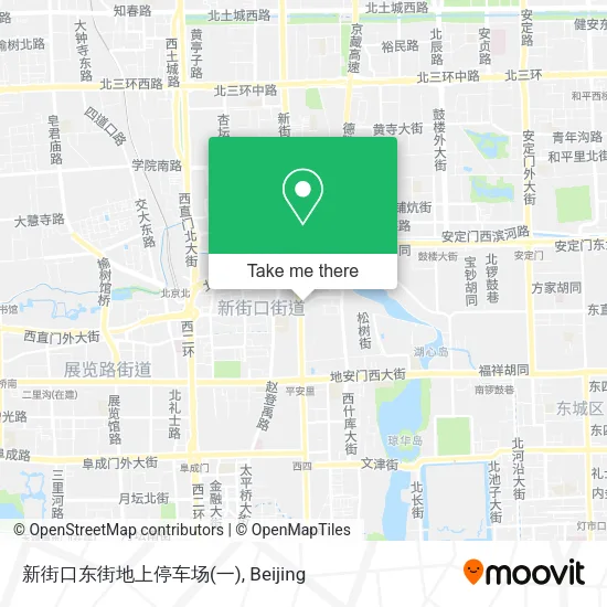 新街口东街地上停车场(一) map