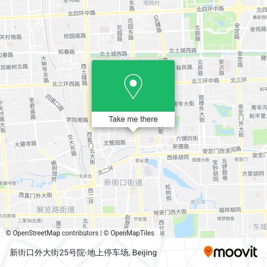 新街口外大街25号院-地上停车场 map