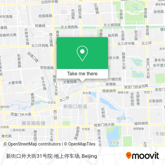 新街口外大街31号院-地上停车场 map
