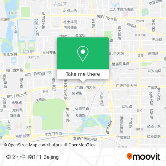 崇文小学-南1门 map