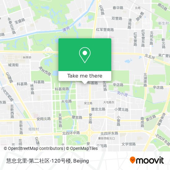 慧忠北里-第二社区-120号楼 map