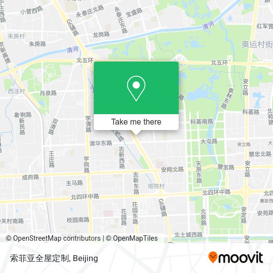 索菲亚全屋定制 map