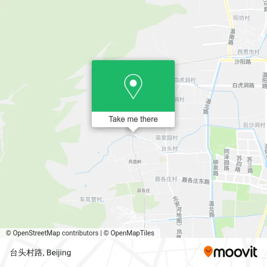台头村路 map