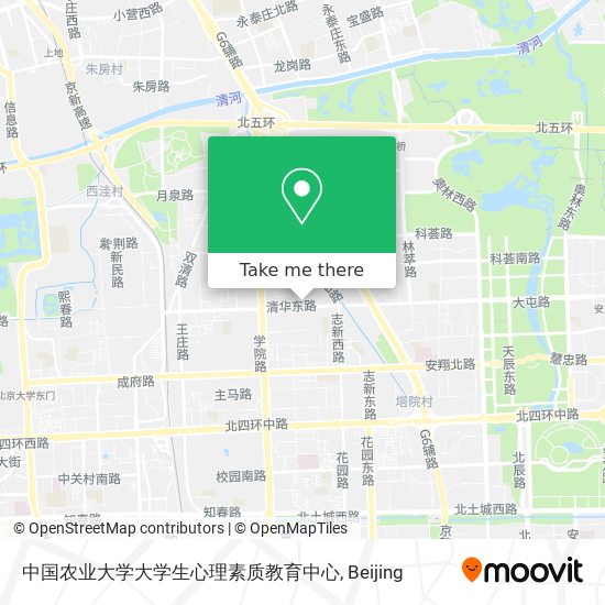中国农业大学大学生心理素质教育中心 map
