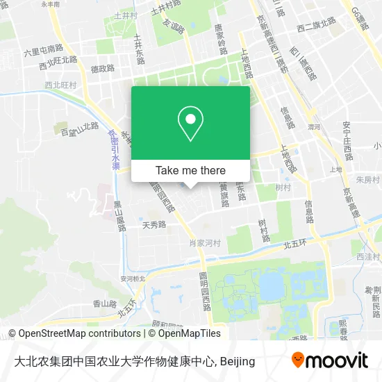 大北农集团中国农业大学作物健康中心 map