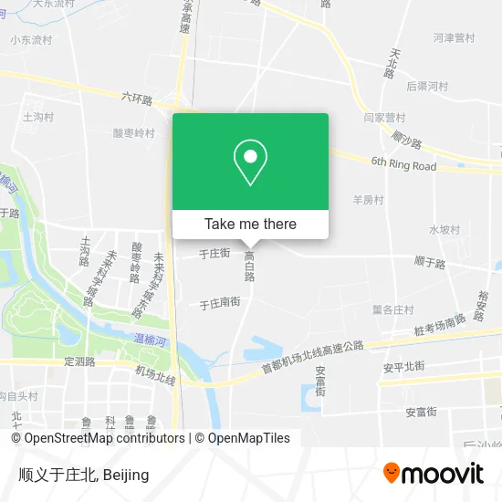 顺义于庄北 map
