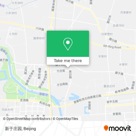 新于庄园 map