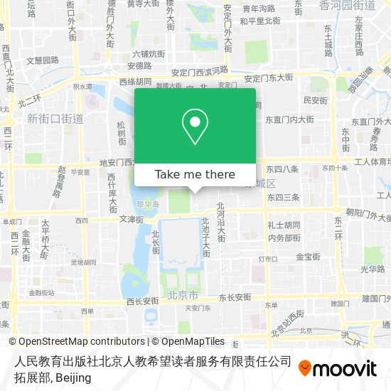 人民教育出版社北京人教希望读者服务有限责任公司拓展部 map