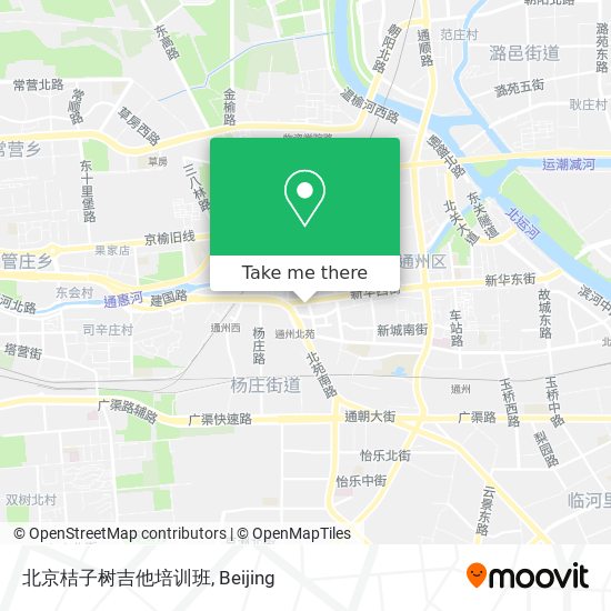 北京桔子树吉他培训班 map