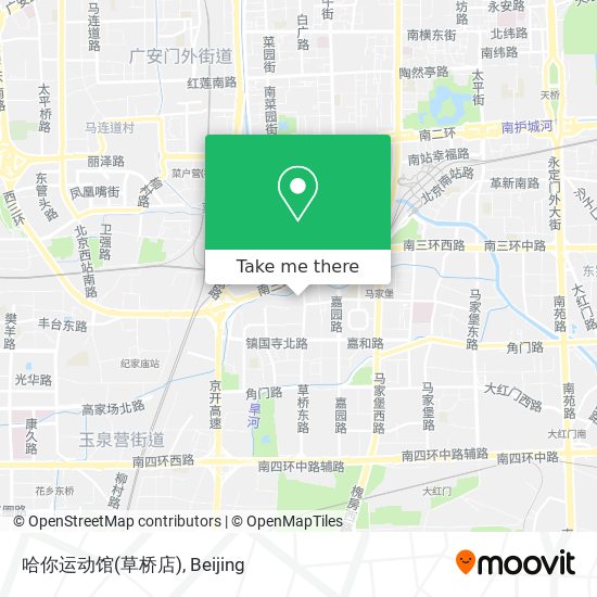 哈你运动馆(草桥店) map