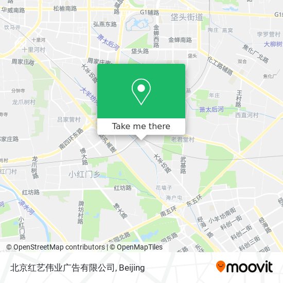 北京红艺伟业广告有限公司 map