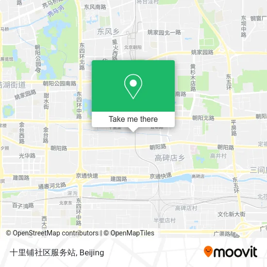 十里铺社区服务站 map