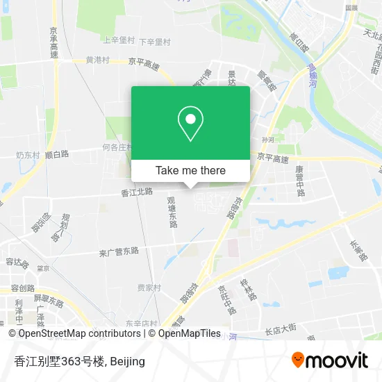 香江别墅363号楼 map