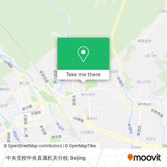 中央党校中央直属机关分校 map