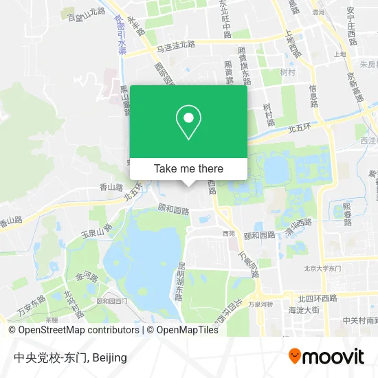 中央党校-东门 map
