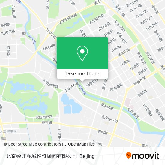 北京经开亦城投资顾问有限公司 map