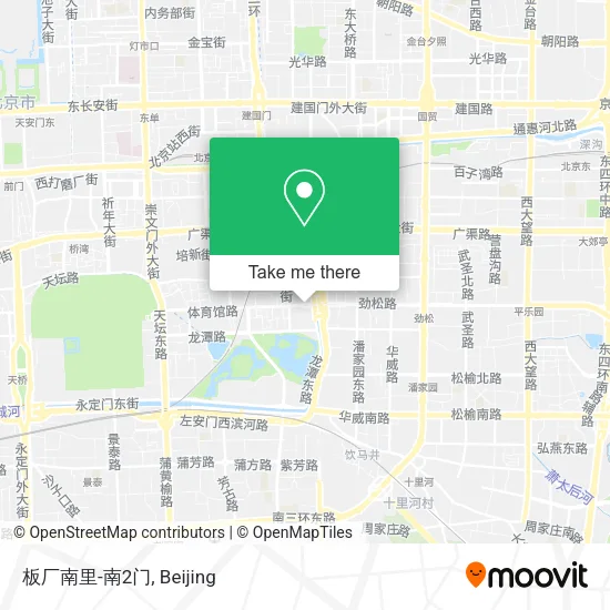 板厂南里-南2门 map