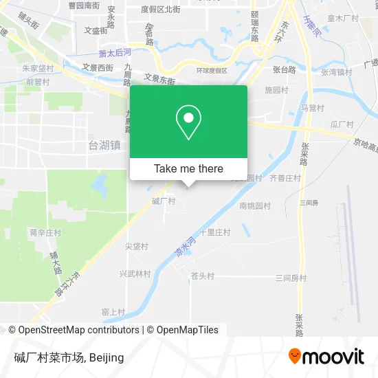 碱厂村菜市场 map