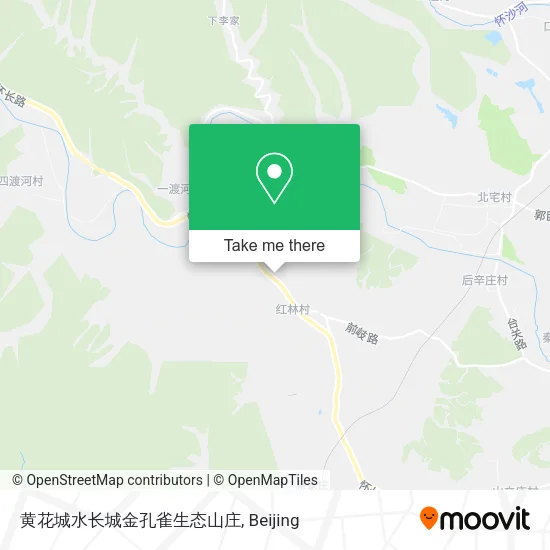 黄花城水长城金孔雀生态山庄 map