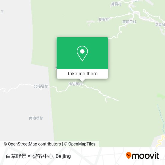 白草畔景区-游客中心 map
